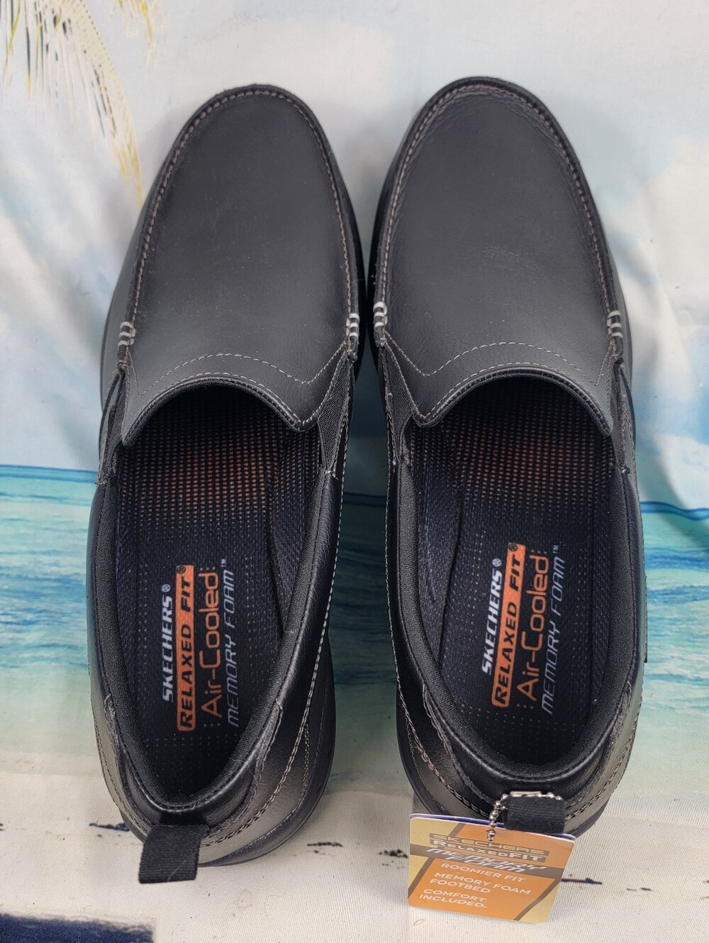 Skechers Relaxed Fit Harper Forde Black Slip On Shoes Mens 14 - Picture 6 of 10